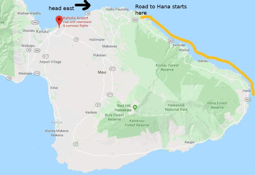 driving the road to hana